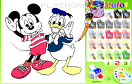 米老鼠和唐老鴨填色遊戲 / Disney Coloring Book Game