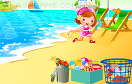 小女孩打掃海灘遊戲 / 小女孩打掃海灘 Game