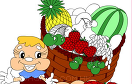 水果小蟲填色板遊戲 / 水果小蟲填色板 Game